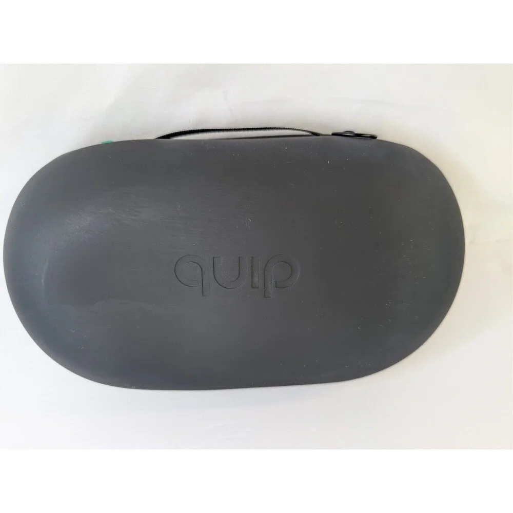 Quip Refresh Bag Toiletry Case Black Silicone Travel Dopp Kit Makeup Storage